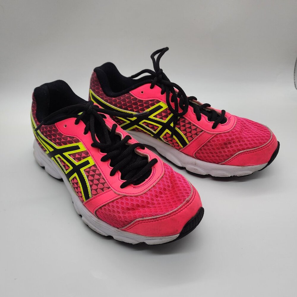 Asics Patriot 8A Women's Size 8.5 Pink Black Yellow Running Walking Shoes